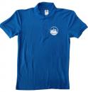 MIS Poloshirt with embroidered Logo, blue - Discontinued Model